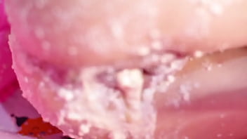 Dirty messy creampie & pee