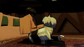 Femboy getting backshots