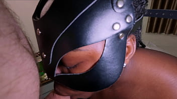 Titty fucking my black wife and then she sucks me before i empty my load on her tits