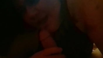 Fattie slobbing on dick