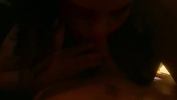 Fattie slobbing on dick