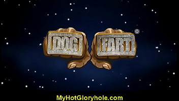 Gloryhole blowjob lets clean this white dick 9