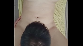 Sexy teen loves to fuck after taking a bath