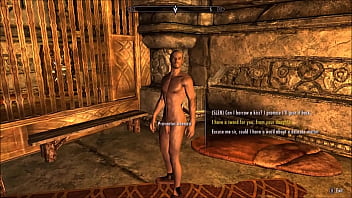 Extremley busty brunette rides a muscular man's cock in a fantasy realm