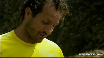 Diana gold is outdoors giving handjobs and taking a cock up her ass