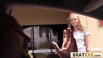 Petite blonde teen taken hard by ex as revenge