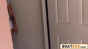 Petite blonde teen taken hard by ex as revenge