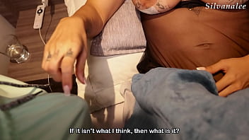 Busty latina fucks her italian brother in law big white bull at her sister's house