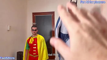 Batman and robin arent caped crusaders they are obedient mindless get pleasure and enjoy this hot video