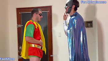 Batman and robin arent caped crusaders they are obedient mindless get pleasure and enjoy this hot video