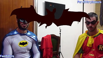 Batman and robin arent caped crusaders they are obedient mindless get pleasure and enjoy this hot video