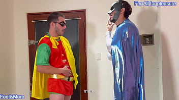 Batman and robin arent caped crusaders they are obedient mindless get pleasure and enjoy this hot video