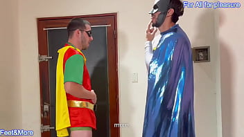 Batman and robin arent caped crusaders they are obedient mindless get pleasure and enjoy this hot video