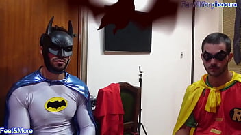 Batman and robin arent caped crusaders they are obedient mindless get pleasure and enjoy this hot video