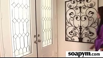 Beautiful masseuse pleasuring her client 6