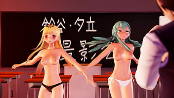 Suzuya and yuudachi photoshoot Suzuya and yuudachi photoshoot