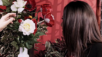 Horny brunette milf with big boobs sucks cock and gets fucked in a bar