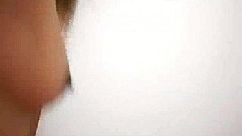 Brunette asian wife in black pantyhose wanted to suck a delicious dick