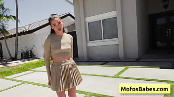 Big boobed black haired teenager gives wet blowjob like a pro Big boobed black haired teenager gives wet blowjob like a pro