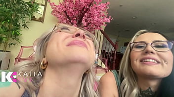 Giantess snack time in on the hunt for tiny escapees