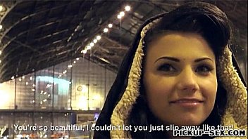 Amateur Brunette Czech Girl Caprice Fucked For Some Cash thumbnail