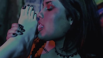 Latin lesbian foot licking #2