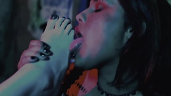 Latin lesbian foot licking #2