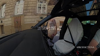 Desperate panty wetting golden shower mouth piss in my new car