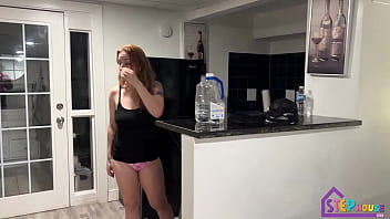 Misty stuck in the couch