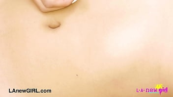 Gorgeous brunette model naked close up