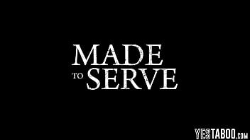 Big boobs curvy asian maid fucks her big dick boss in the kitchen