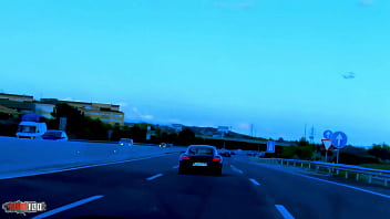 French whore milky cooper fucked in the ass at the beach