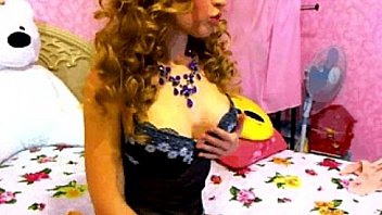 Sexy webcam girl tight body sexy lingerie fit redhead