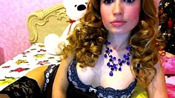 Sexy webcam girl tight body sexy lingerie fit redhead