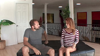 Daisy dalton pulls her tits while a stunt cock fucks her tight pussy