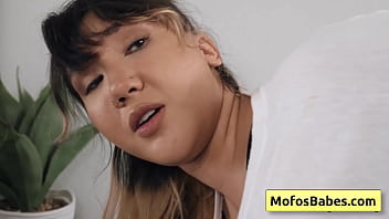 See naughty asian cutie getting her moist cunt fingered deep and clit rubbed