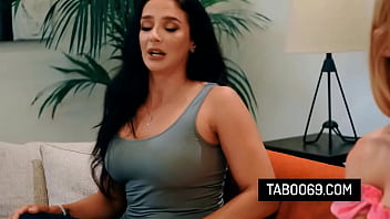 Stepmommy in dirty family threesome with her stepsiblings