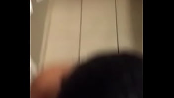 Quickie blow on knees