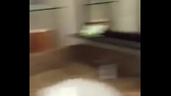 Quickie blow on knees