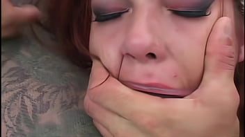 Shayna is penetrated outdoors and fucked hard in the ass by two men