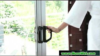 Gorgeous babe gives a nuru massage 05