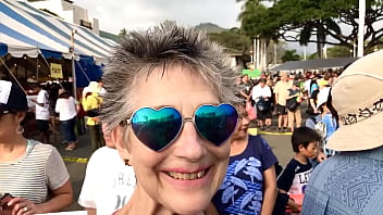 A treat if you take a selfie with me at the punahou carnival today or tomorrowthis short clip is from 2017 i love the