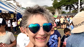 A treat if you take a selfie with me at the punahou carnival today or tomorrowthis short clip is from 2017 i love the