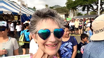 A treat if you take a selfie with me at the punahou carnival today or tomorrowthis short clip is from 2017 i love the