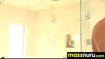 Slippery nuru massage for lucky dude 4