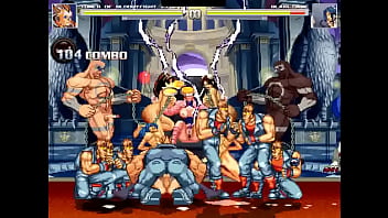 Blue haired girl group sex