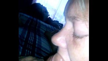 Sucking on step daddy's cock