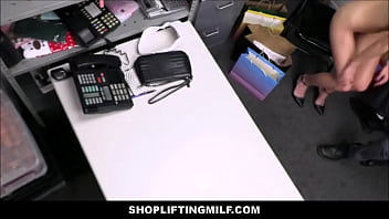 Shopliftingmilf skinny blonde milf makes sex agreement with big cock mall cop for her freedom