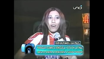 Lía amiga de shakira cumplió su promesa tras el triunfo de paraguay ante venezuela Lía amiga de shakira cumplió su promesa tras el triunfo de paraguay ante venezuela