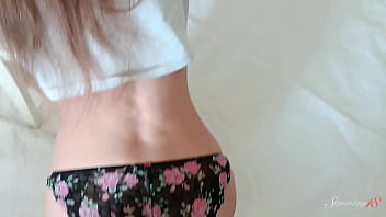 Teen brunette v quinn rides sereja serejin's big d so well